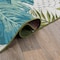 World Rug Gallery Contemporary Tropical Floral Indoor/Outdoor Area Rug 5'3'' x 7' Green 433GREEN5X7 - alternate 10